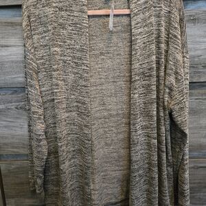 Soma Heathered Black Cardigan